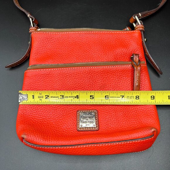 Dooney & Bourke Women's Pebble Grain Crossbody Shoulder Bag Leather Salmon - Picture 8 of 16
